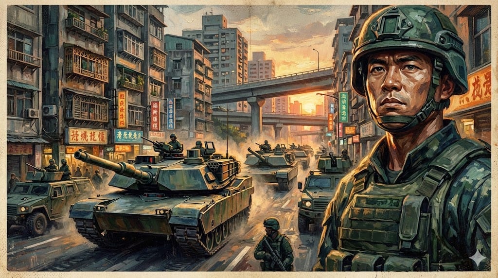 # TAIWAN STRAIT CRISIS ALERT!｜2025-12-24 | M1A2T Tanks Drill in Urban Areas & Opposition Launches Impeachment